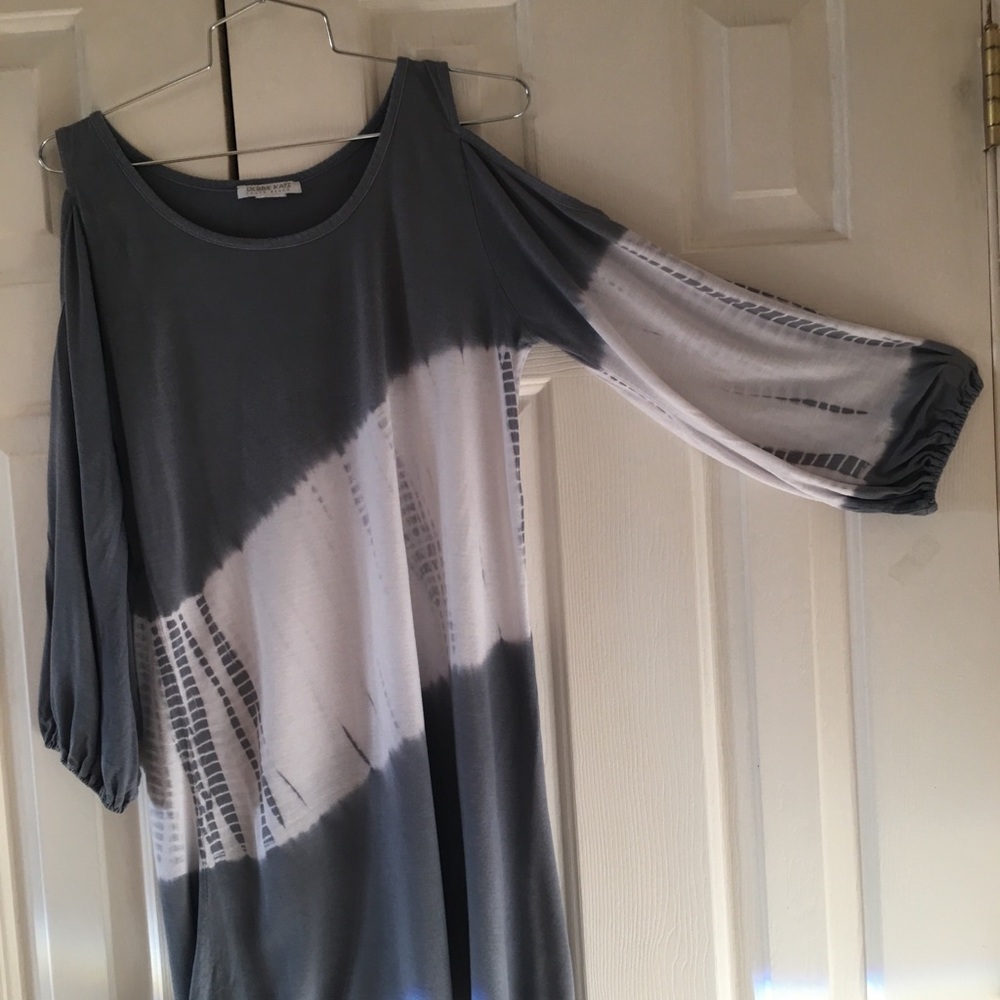 Beach tie dye cover up